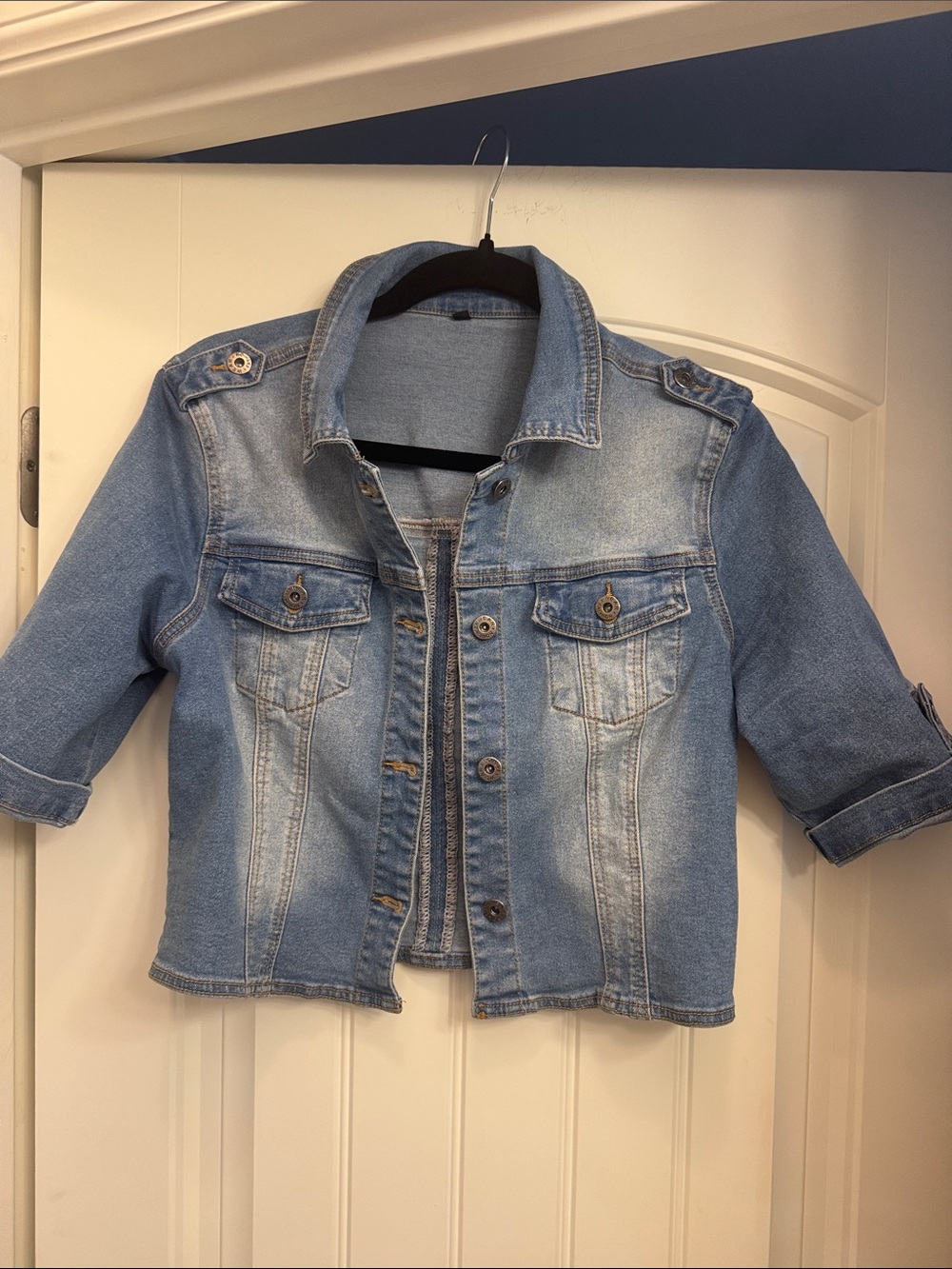 Amazon Light Blue Denim Jean Jacket for Women